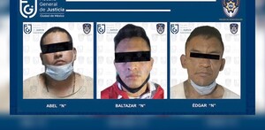 Los tres fueron sentenciados a 85 años de cárcel / FGJ CdMx.