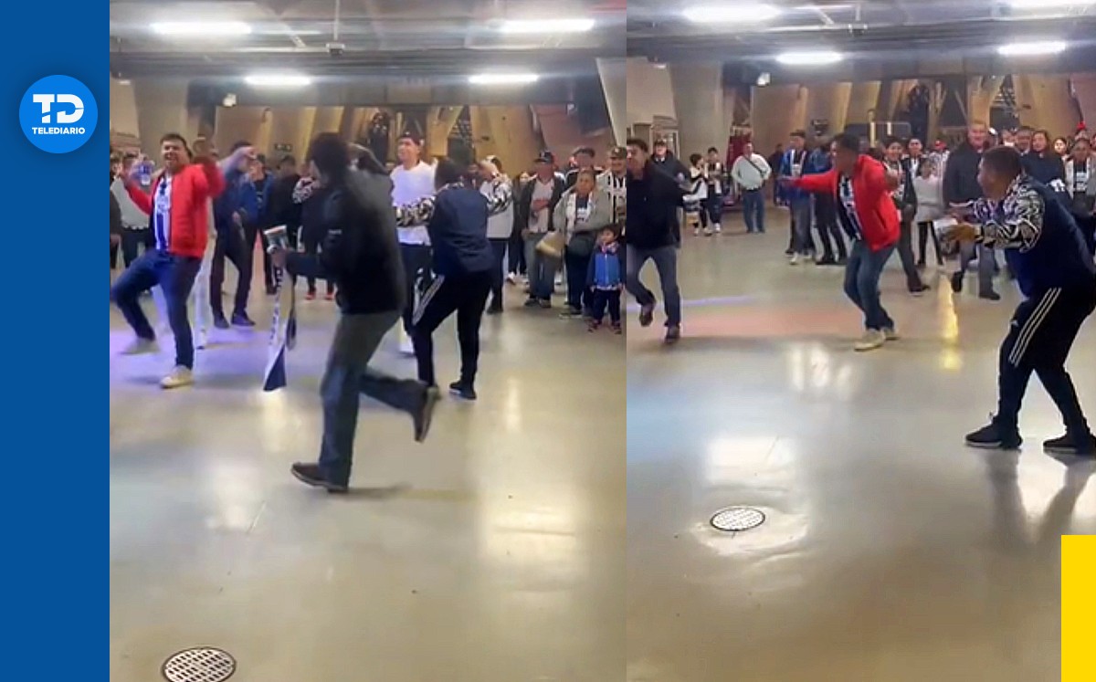 Aficionados de Rayados bailando | Especial