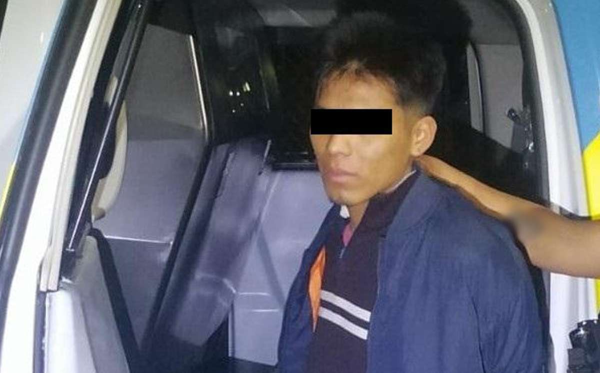 El sospechoso fue identificado como Bruno “N” de 24 años de edad. | Cortesía