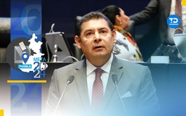 El Pleno del Senado de la República aprobó la  licencia de Alejandro Armenta Mier para separarse del cargo y buscar la gubernatura del estado de Puebla.