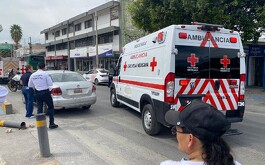 Diversas corporaciones se movilizaron durante esta tarde al bulevar Revolución luego que una estudiante fue arrollada por una madre de familia