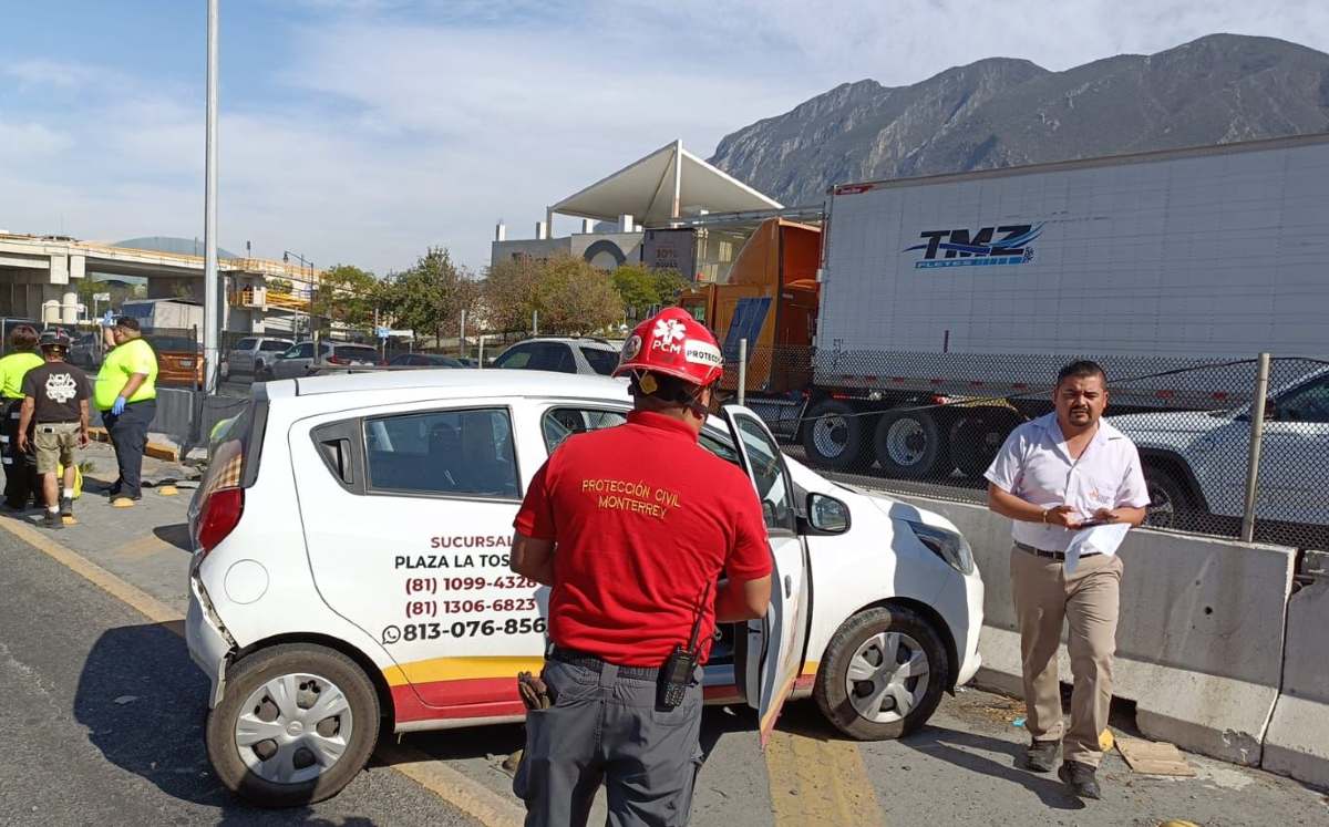 El choque involucró a tres automóviles a la altura de la zona de La Rioja. | Cortesía