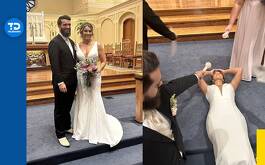 Novia se desmaya en iglesia en plena boda.