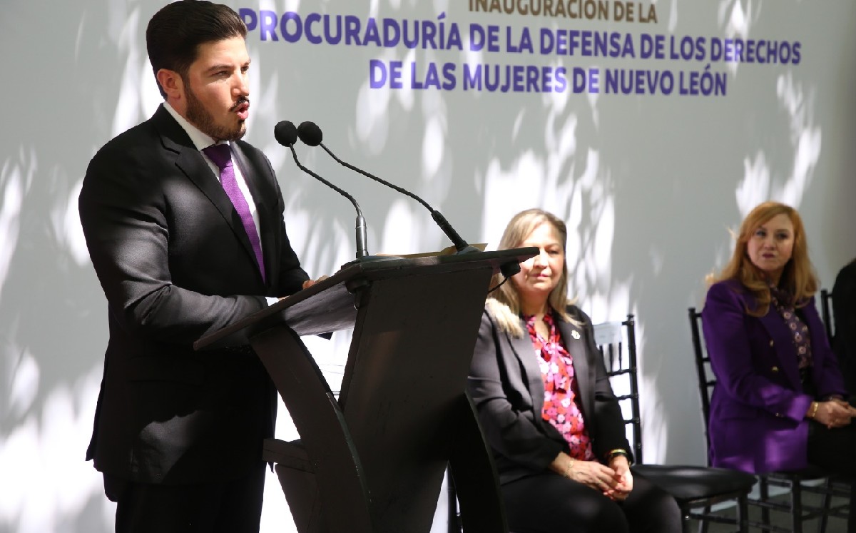 Samuel García en la inauguración de la procuraduría | Raúl Palacios