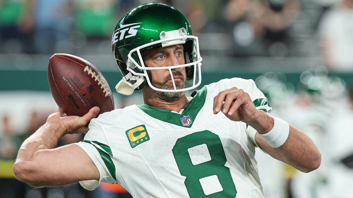 Aaron Rodgers, mariscal de campo de los Jets de Nueva York. / Cortesía
