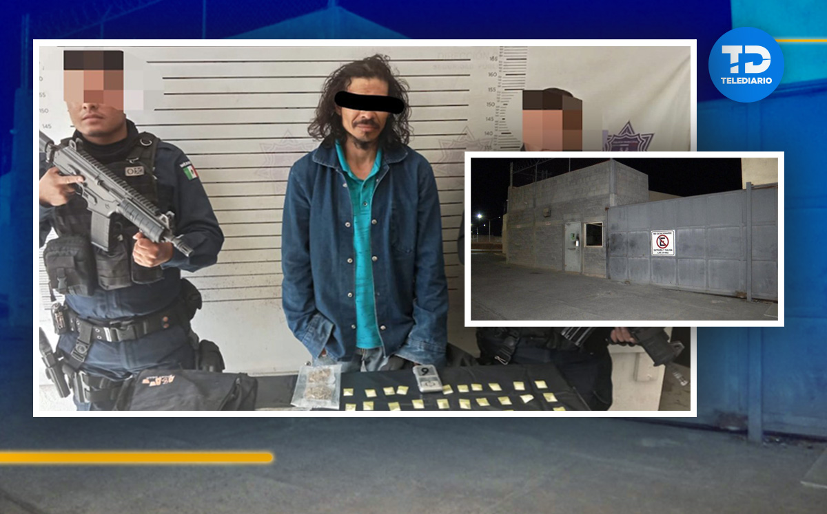 El hombre fue puesto a disposición del agente del Ministerio Público.