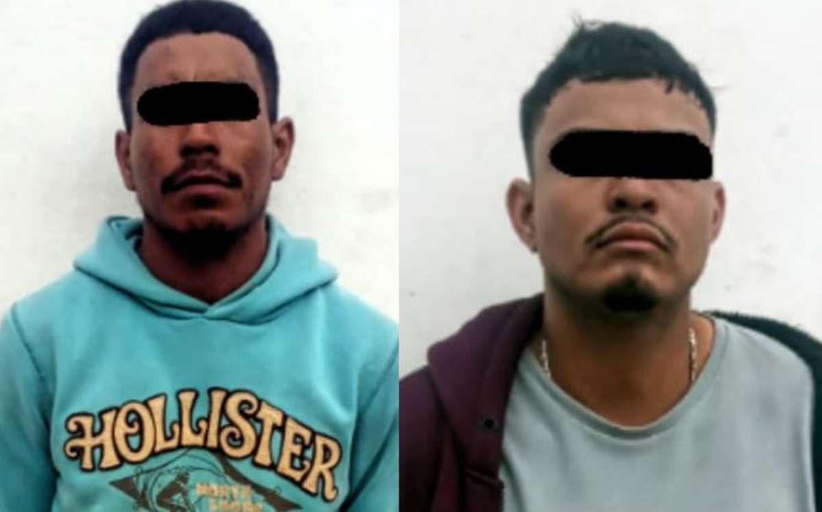 Los detenidos fueron identificados como Brandon de 25 años y Eliezer de 28. | Cortesía