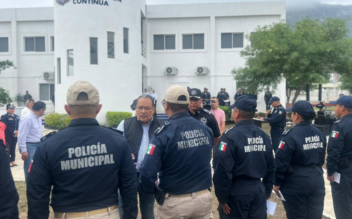 Escobedo presenta remodelación de nueva Academia Policial. | Mayte Villasana