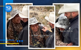 Un migrante originario de Tehuacán, Puebla, fue rescatado del desierto de Estados Unidos, tras ser abandonado por 'polleros'.