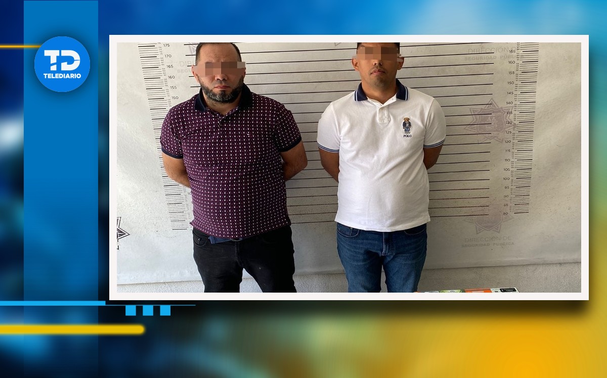 Eduardo Giovani “N” y Carlos José “N” son los hombres que fueron detenidos por robo de tarjetas bancarias.