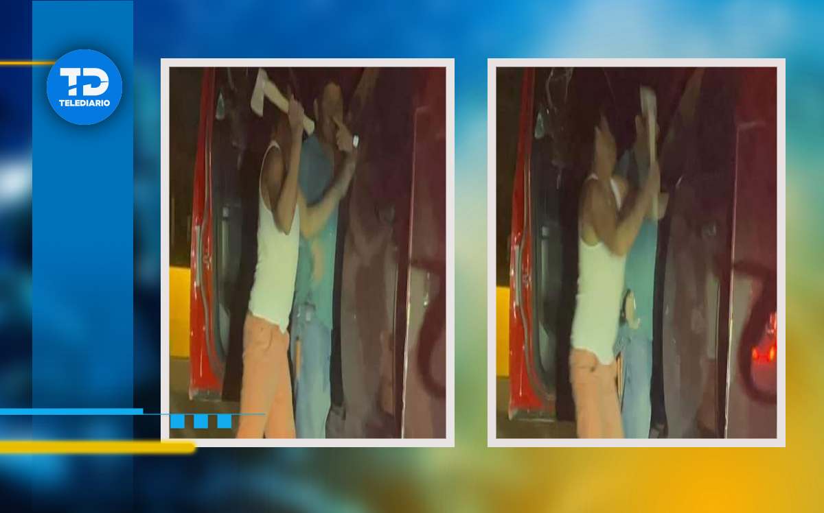 Una presunta pelea fue captada sobre el Libramiento Noroeste en Escobedo. | Especial