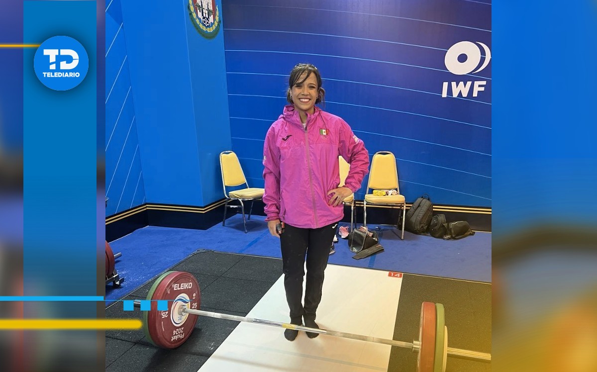 Janeth Gómez, halterista de Jalisco, clasifica a los Juegos Olímpicos de 2024. / Cortesía