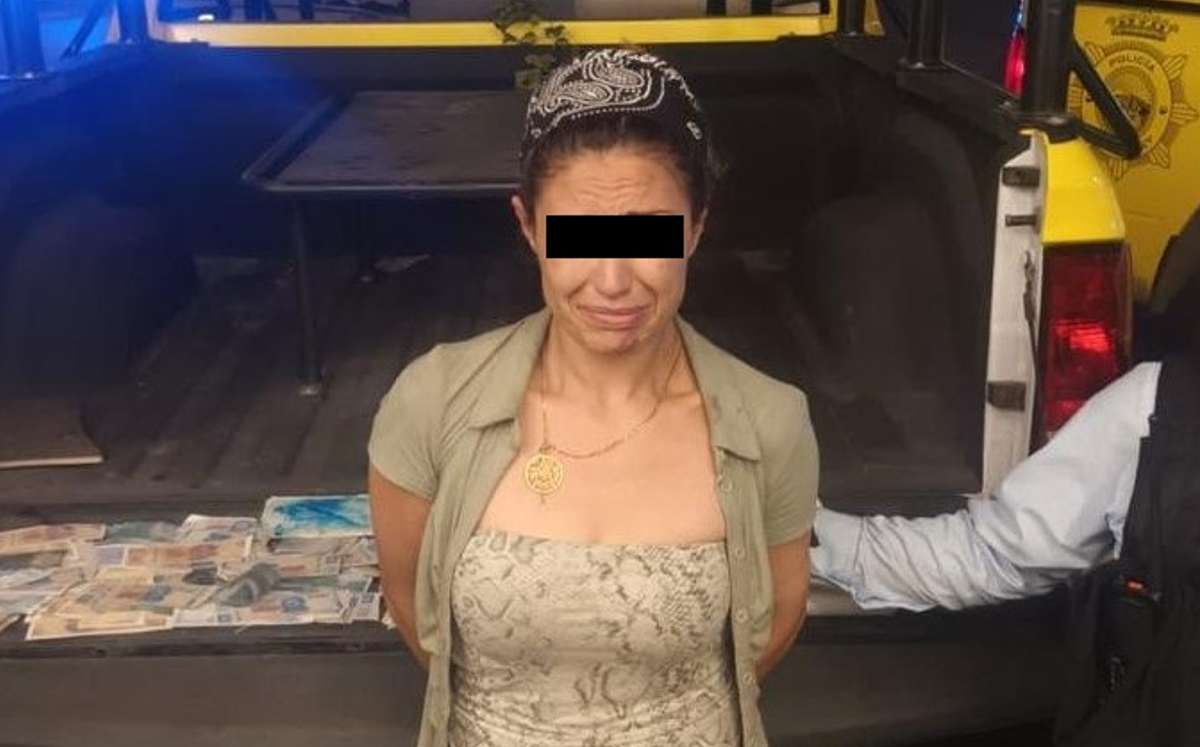Una mujer detenida por intentar pagar taxi con billetes en Monterrey. | Cortesía