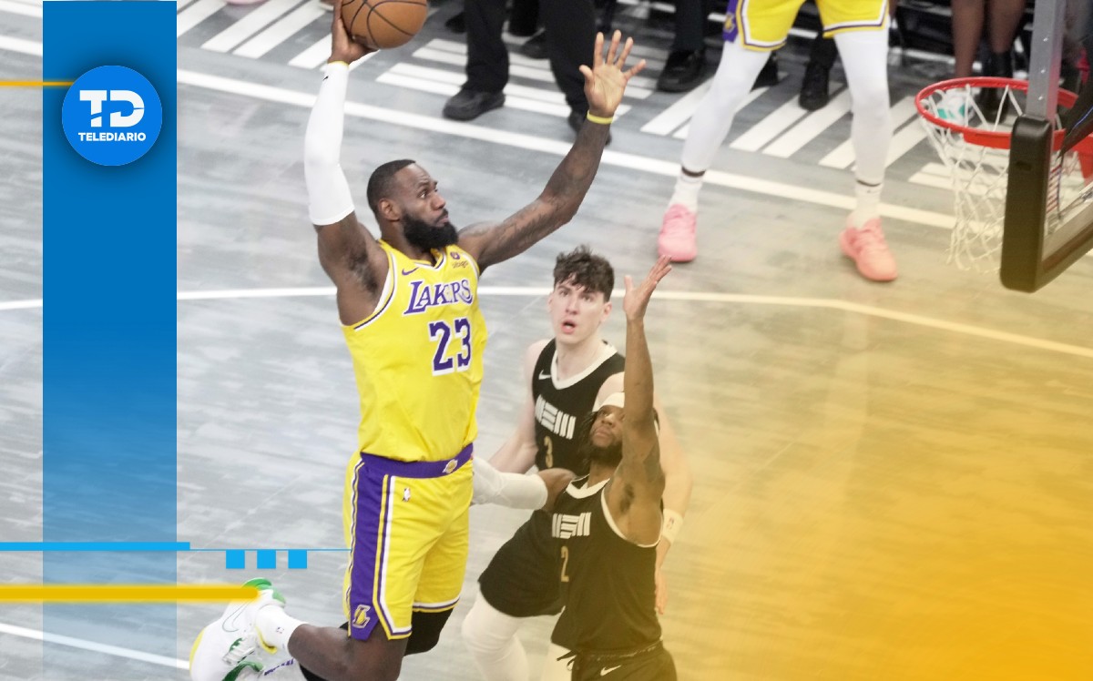LeBron James en el partido de Lakers vs Grizzlies. / EFE