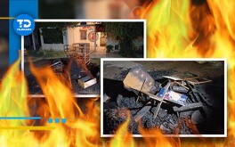 Hombre prende fuego a objetos en la calle tras decepción amorosa en Torreón