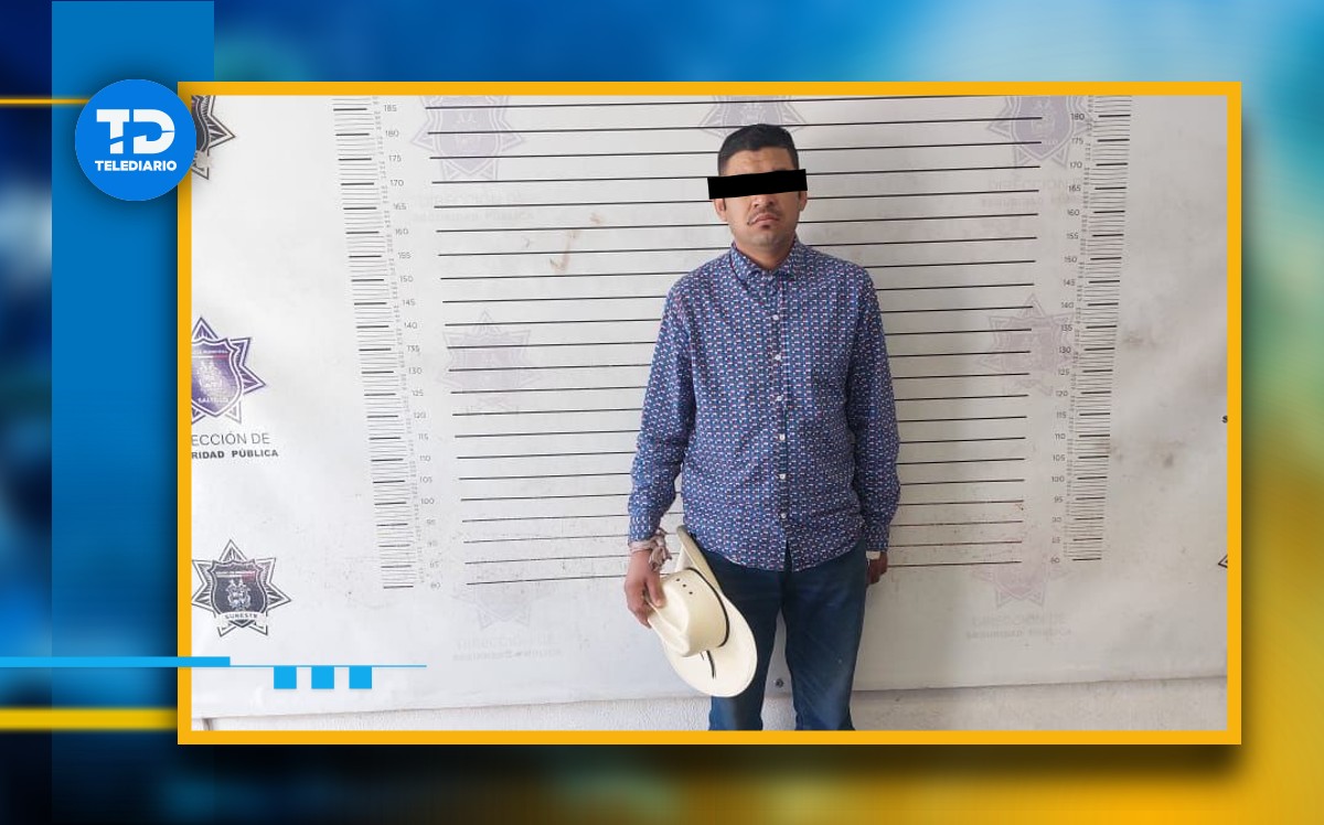 El hombre fue asegurado por elementos de la Policía Municipal.
