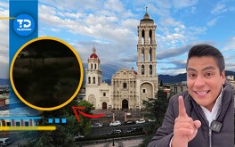 El famoso influencer saltillense explicó a sus seguidores un extraño fenómeno ocurrido en la Catedral de Santiago.