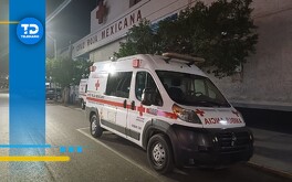 Un menor de edad llegó a solicitar atención médica a las instalaciones de la Cruz Roja Mexicana con un cuchillo incrustado en la frente.