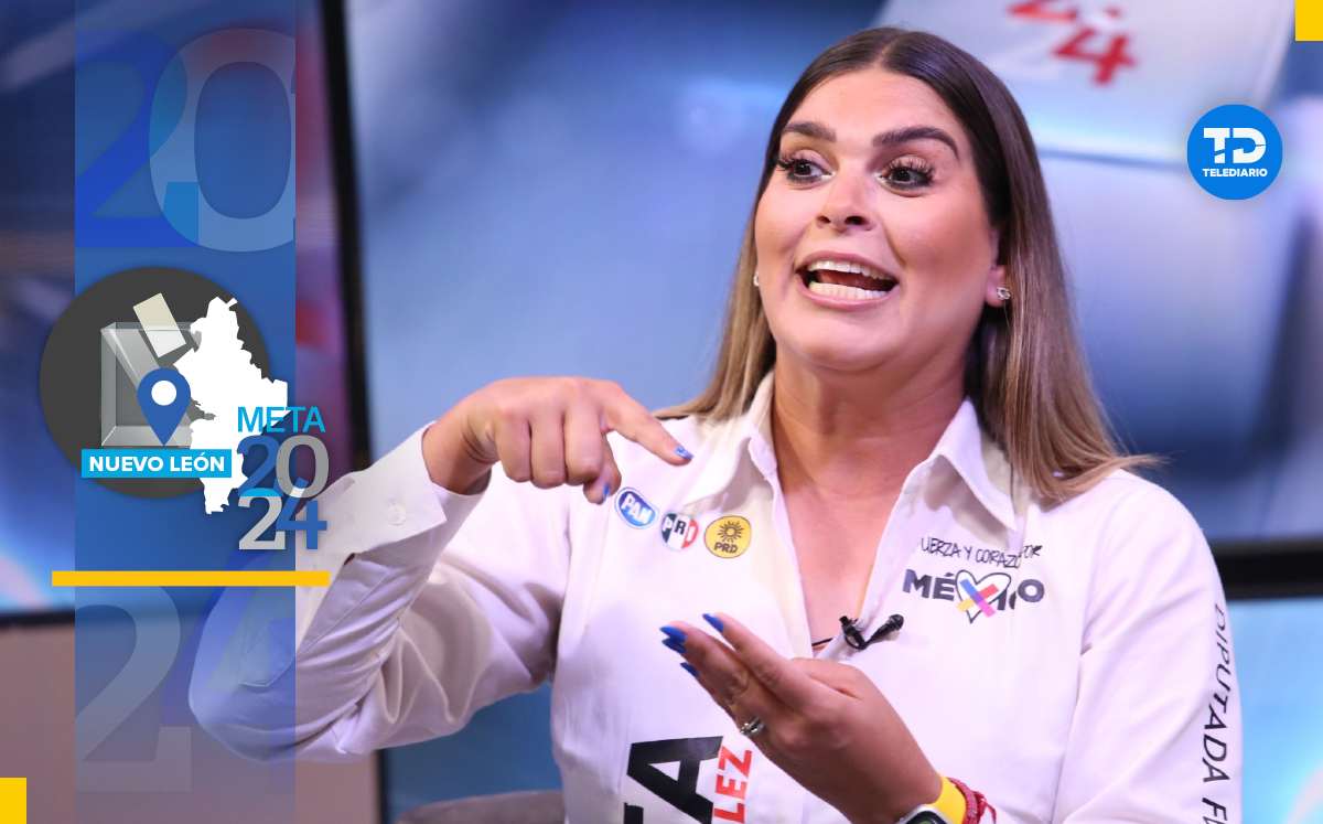 Ana González, candidata a diputada federal por Nuevo León. | Raúl Palacios