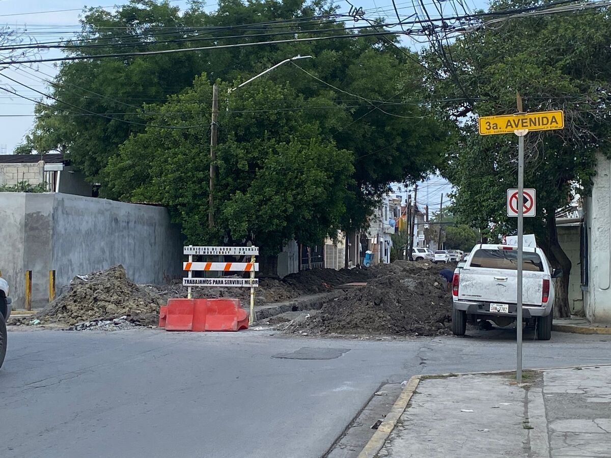 Obra inconclusa de Agua y Drenaje en Guadalupe / Miranda Arias