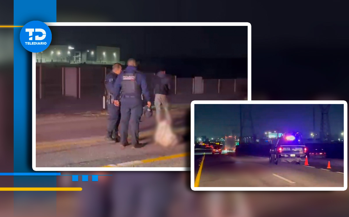 Los hechos donde el hombre murió atropellado se registraron en el kilómetro 22, a unos metros del entronque con la carretera a Monclova.
