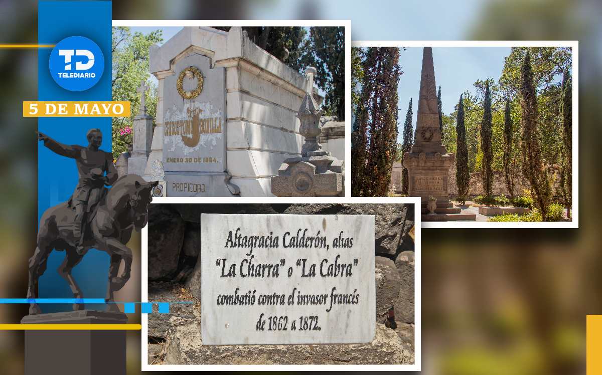 Tumbas y lápidas de algunos de los personajes de la Batalla de Puebla en el Panteón Municipal de Puebla | Melanie Torres