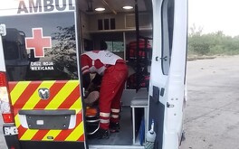 Un hombre resultó con severas lesiones al caerle encima parte de la carga de un trailer en las instalaciones de Ferromex.