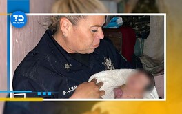 Elementos de la Policía Municipal de Torreón auxiliaron a una mujer que estaba dando a luz en su vivienda en la colonia Ex Hacienda La Joya de Torreón