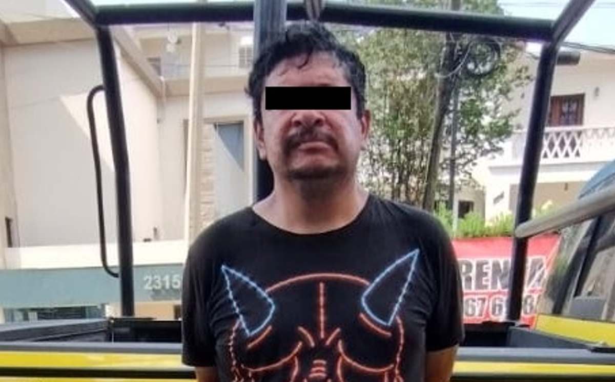 El detenido fue trasladado a las instalaciones de la Policía de Monterrey. | Cortesía