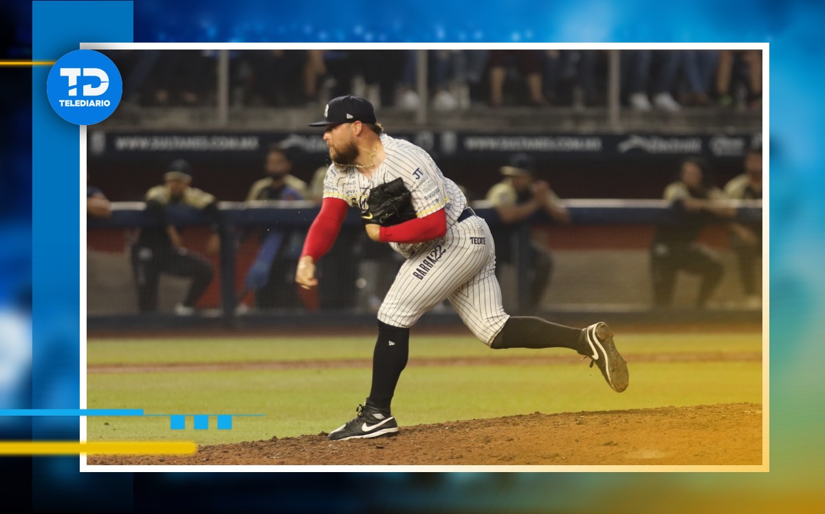 Juan Gámez, pitcher de Sultanes de Monterrey. / Cortesía