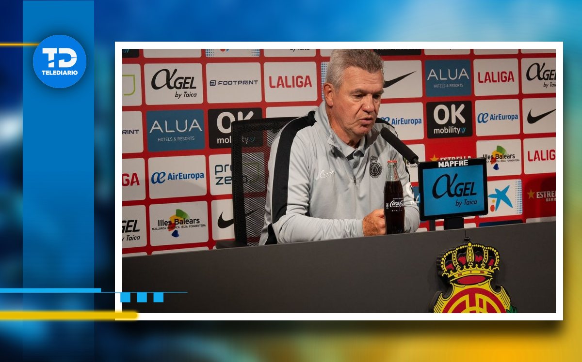 Javier Aguirre da su última conferencia de prensa en Mallorca / @RCD_Mallorca