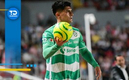 En su primer torneo con Santos Laguna, el defensa lateral Vladimir Loroña tuvo poca participación por causa de una lesión en la espalda