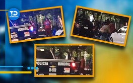 Los hombres que se estaban golpeando fueron captados en videos.
