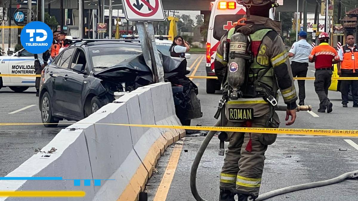 Accidente en Paseo de los Leones, Monterrey | Mayte Villasana
