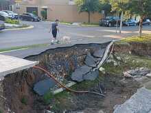 Parque destruido en Monterrey