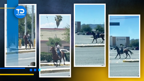 El video en donde se ve al hombre montar su caballo ha alcanzado más de 35 mil reproducciones en TikTok.