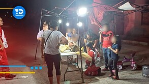 Una conductora escapó luego de arrollar a dos menores de edad pero fue localizada por las autoridades en el fraccionamiento Veredas la Paz de Torreón.
