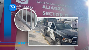 Roban centro comunitario en Monterrey