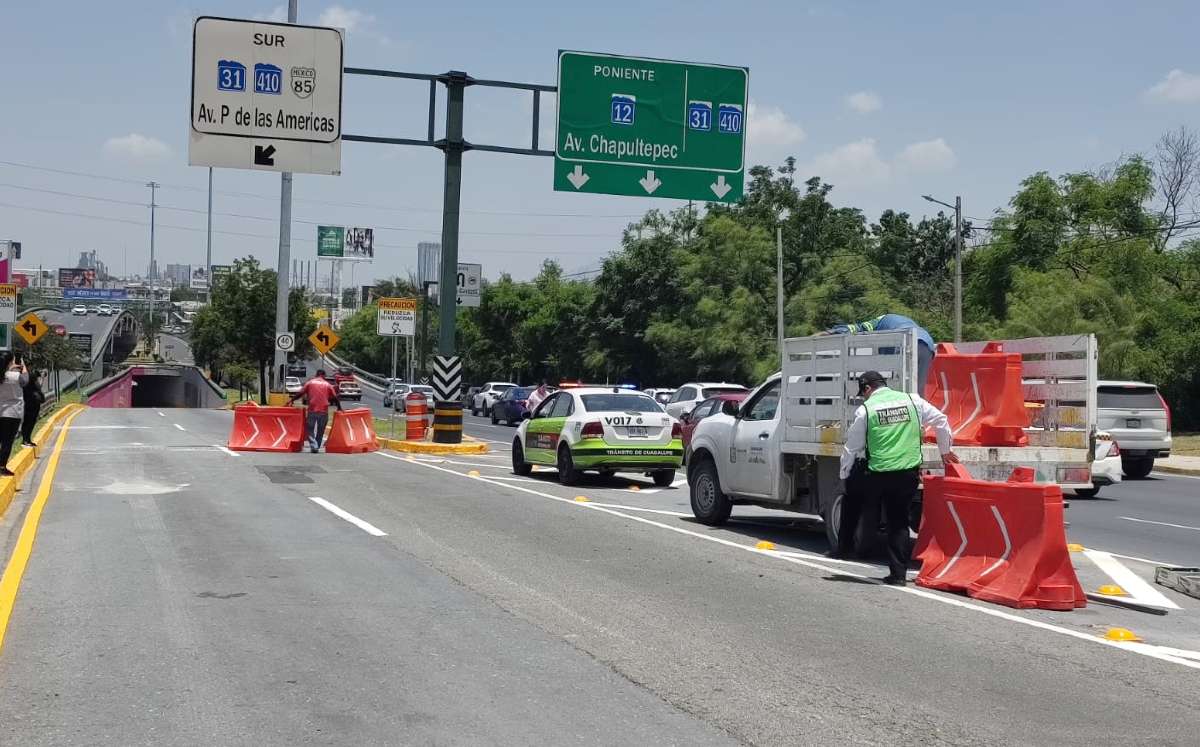 El paso a desnivel de la avenida Las Américas fue reabierto. | Agustín Martínez