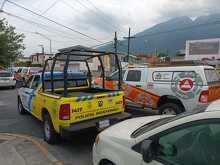 Accidente en colonia Valle de Infonavit