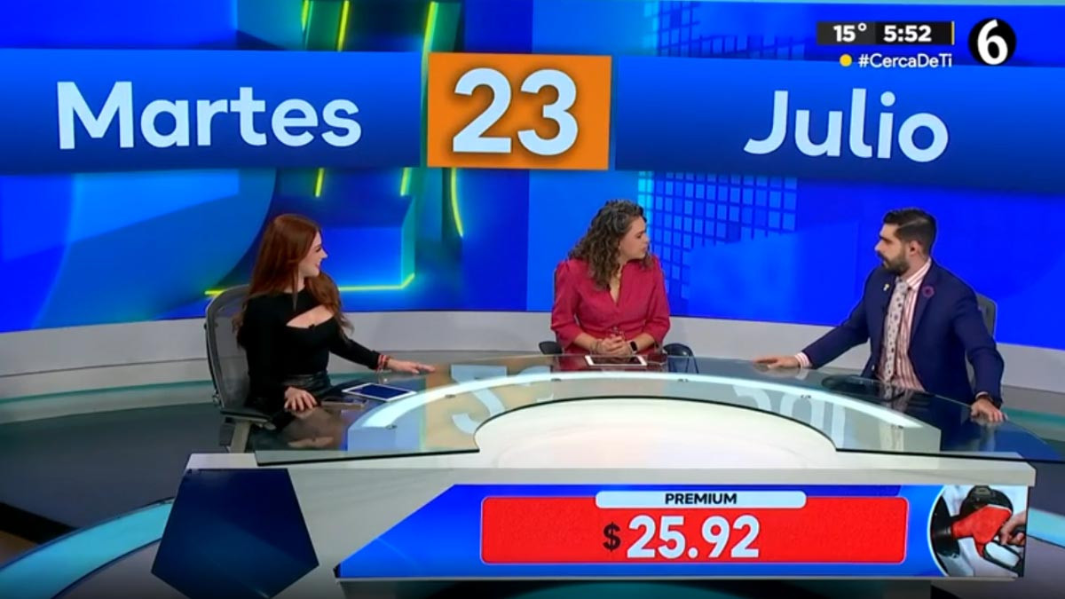 Telediario con Ana Laura Alanís, Norma García y David Medrano, 23 de julio de 2024