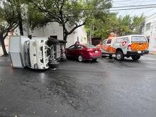 Accidente en el Centro de Monterrey