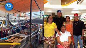 Regios venden tacos y gorditas en mercado de Monterrey