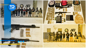 Los detenidos fueron puestos a disposición del Ministerio Público