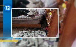 Loza cayó encima de matrimonio mientras dormían en Torreón