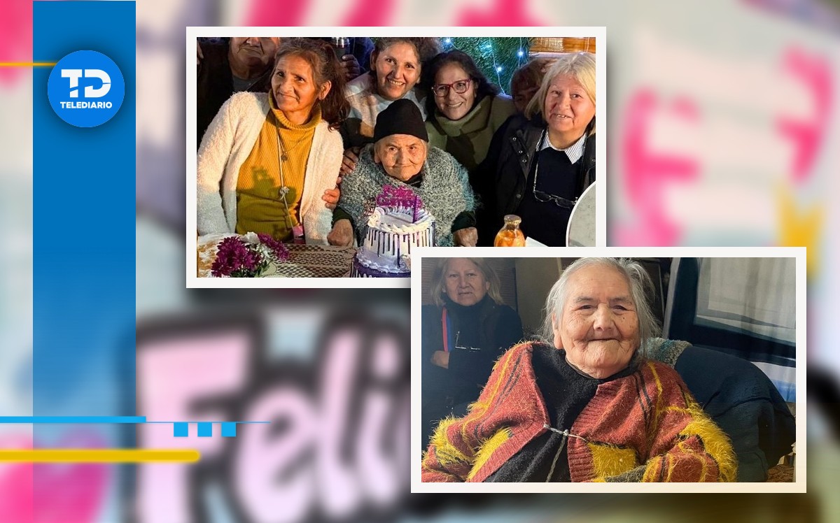 Doña Cata disfruta de la fiesta que su familia organiza año con año.