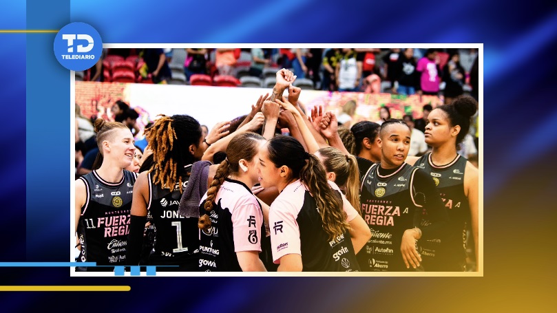 Fuerza Regia Femenil celebrando el triunfo ante Adelitas en la Gran Final de la LNBPF. / @FuerzaRegiaFem
