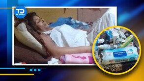 Aracely Guzmán Andre ya no puede hacer las cosas por sí misma, por lo que su esposo y sus hijos se han encargado de su cuidado en los últimos meses.