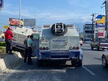Accidente en avenida Revolución