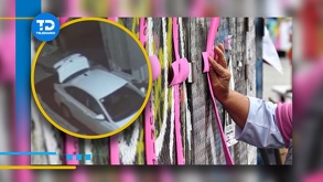 Miguel, señalado como presunto feminicida de Bertha Alicia fue captado sacando de su vehículo lo que aparentemente era el cuerpo de la mujer.